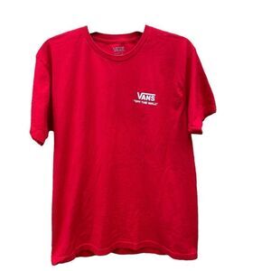 Vans “Off the “Wall” Red Holiday Limited Edition T-Shirt. Size Large. EUC!